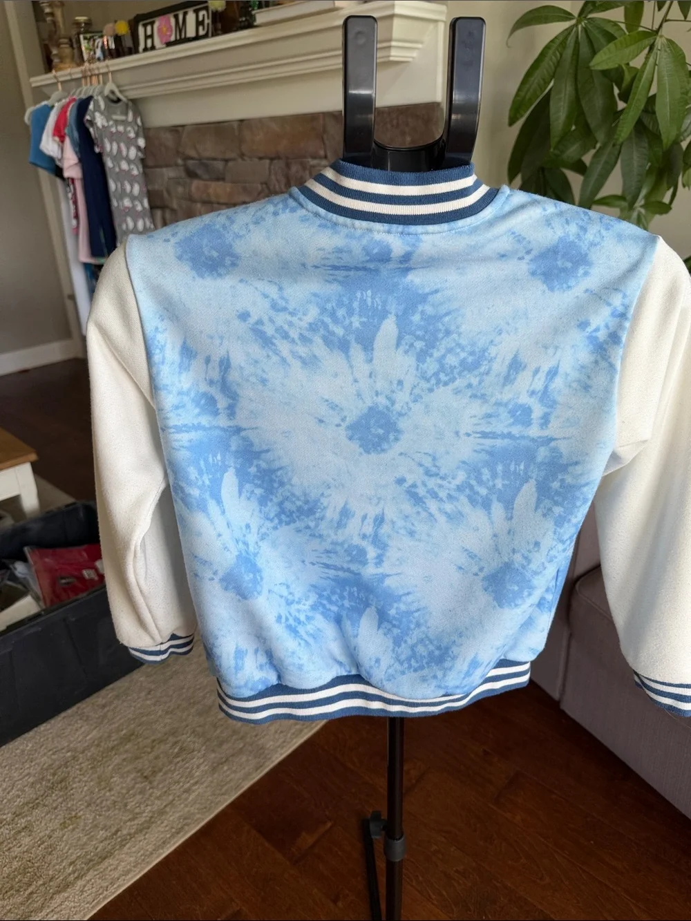 Disney Blue & White Stitch Kids Jacket